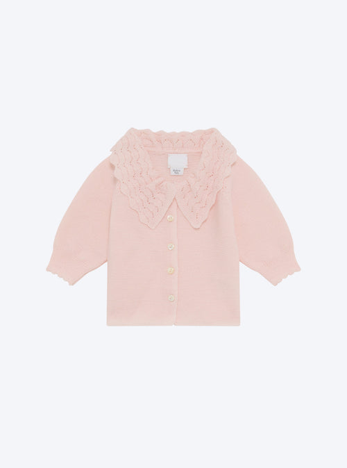 brassière bébé à col dentelle