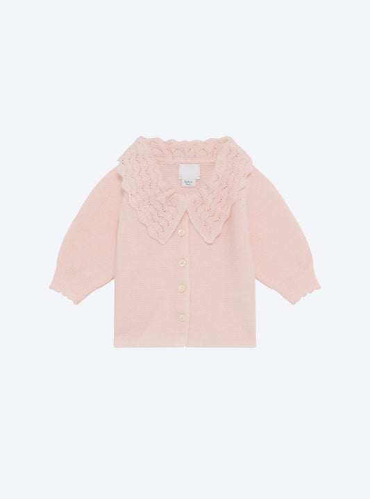 brassière bébé à col dentelle