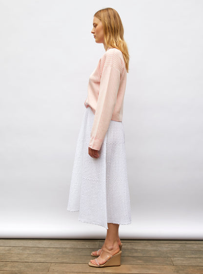 chemise maille fines rayures