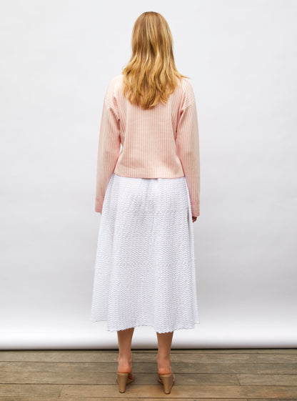 chemise maille fines rayures