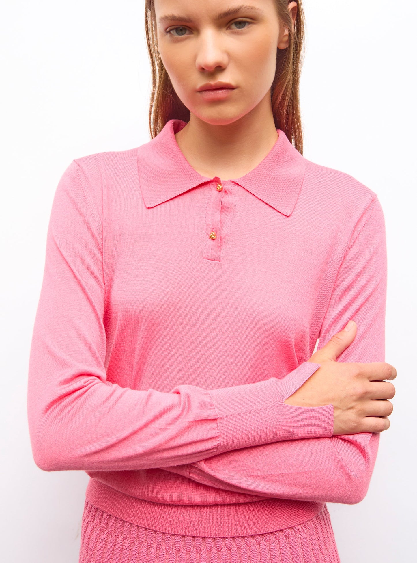 polo fin en jersey soyeux