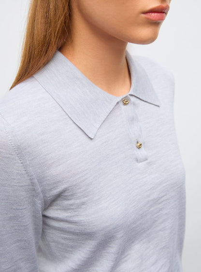 polo fin en jersey soyeux