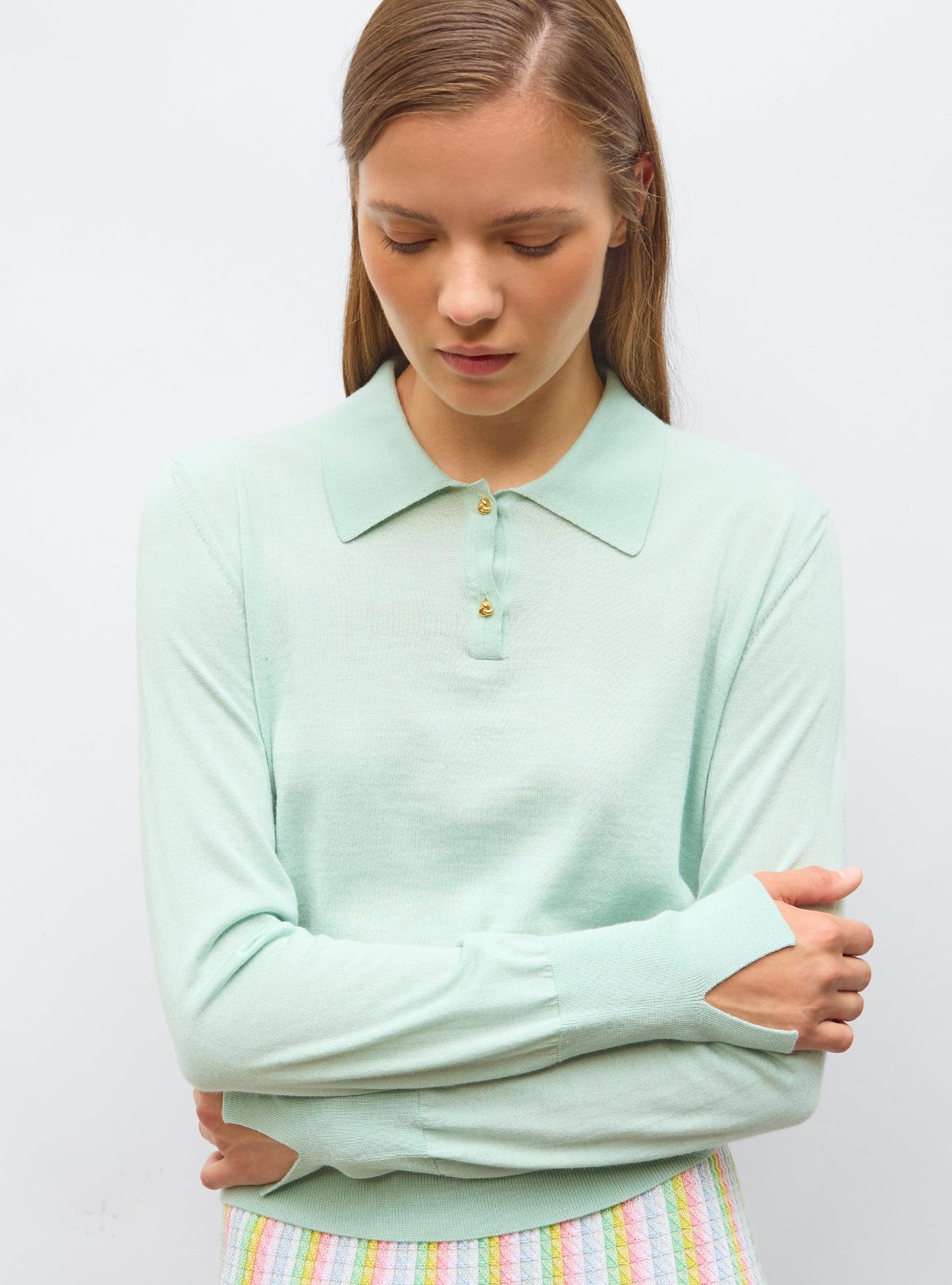 polo fin en jersey soyeux