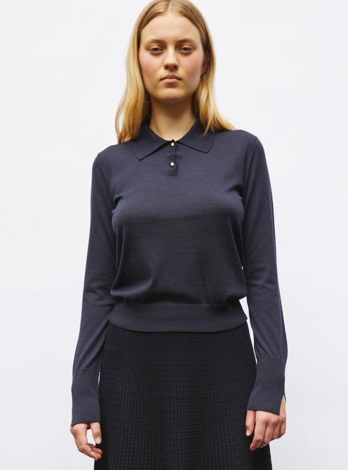 polo fin en jersey soyeux