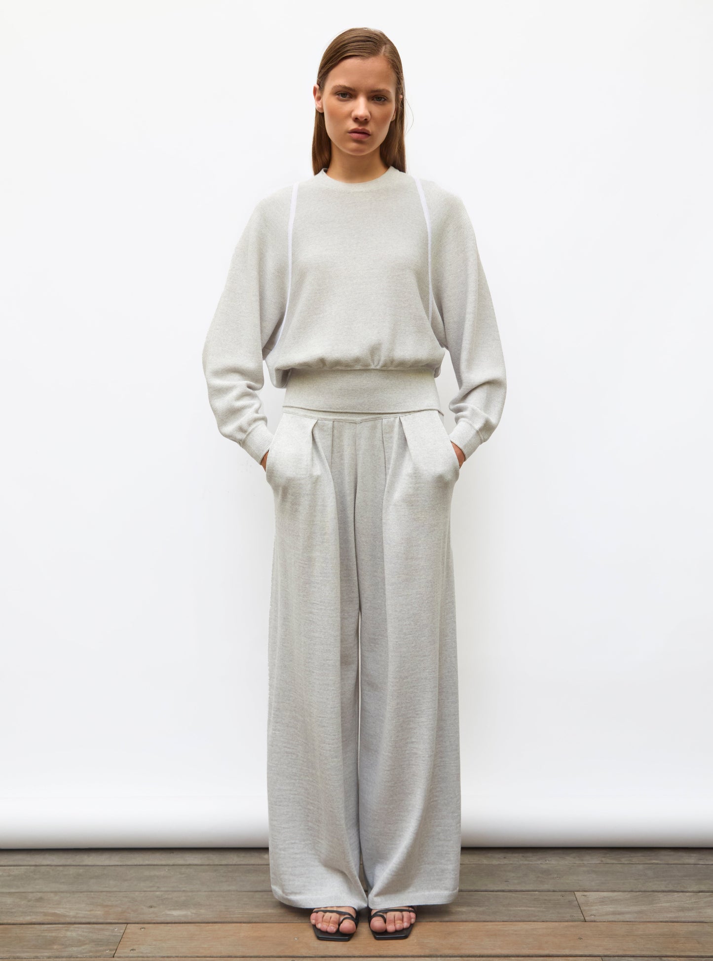 pantalon fluide maille fine jersey