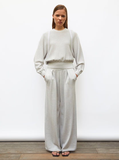 pantalon fluide maille fine jersey