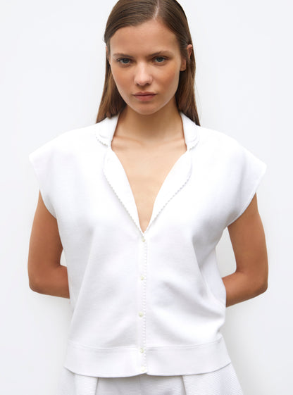 top petit col chemise