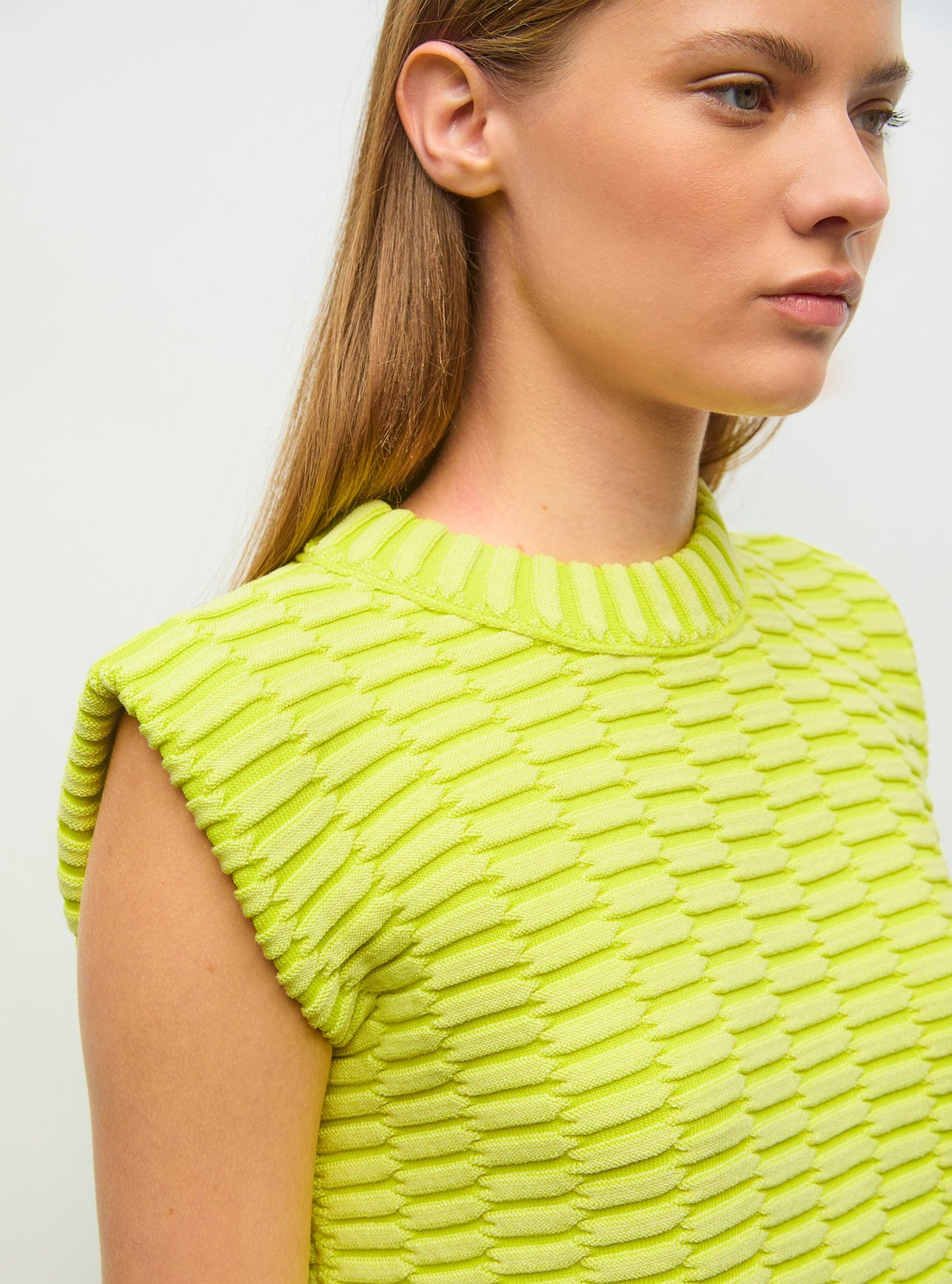 top maille zellige uni