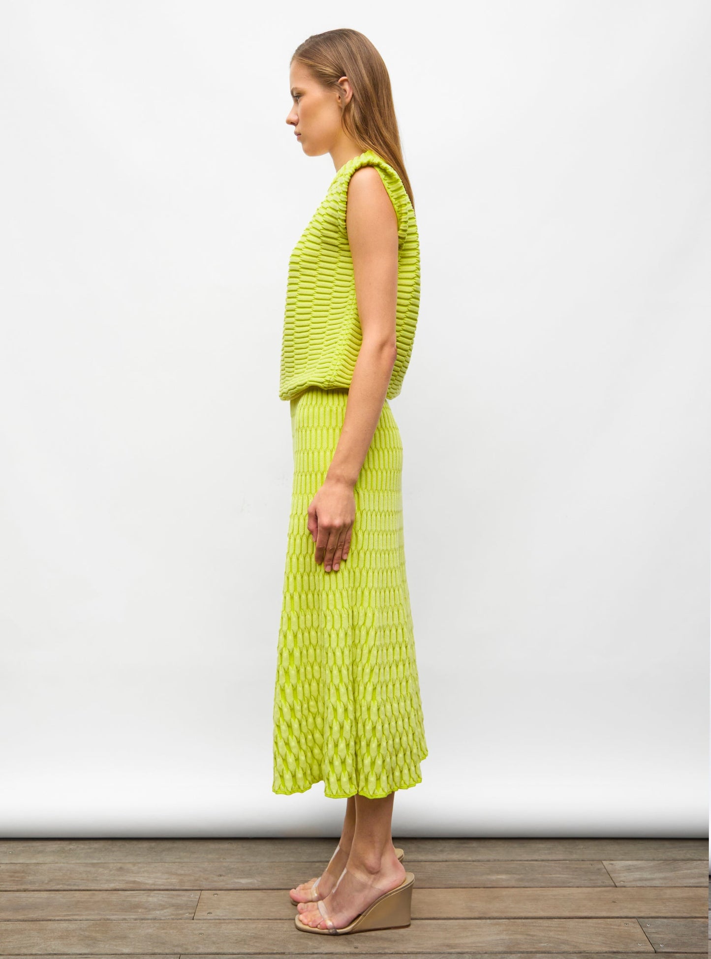 top maille zellige uni