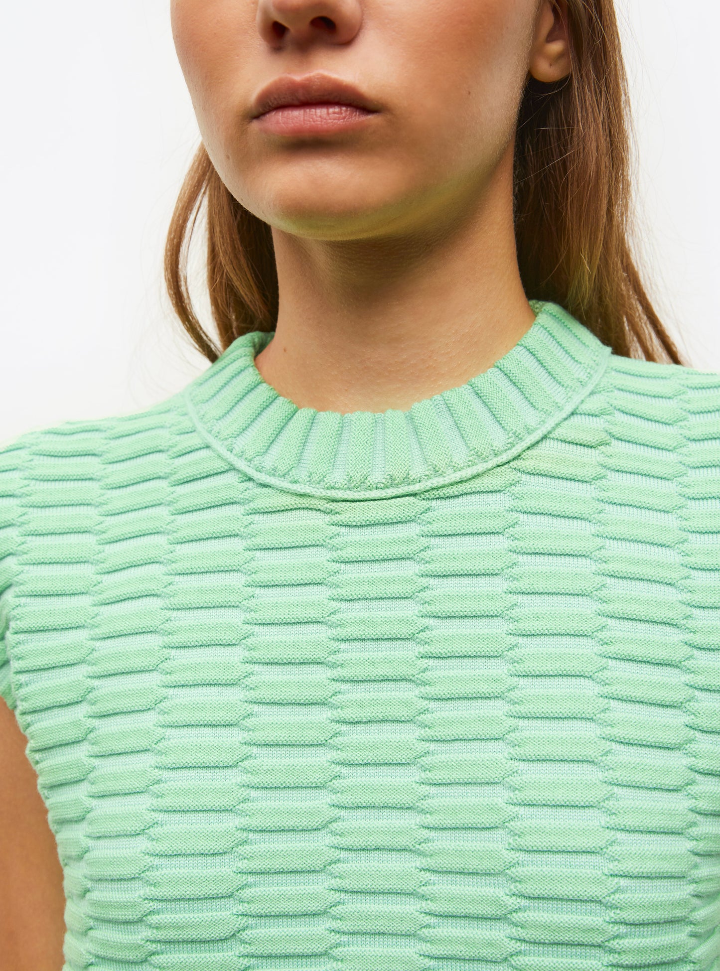 top maille zellige uni