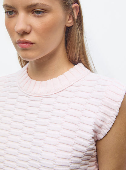 top maille zellige uni