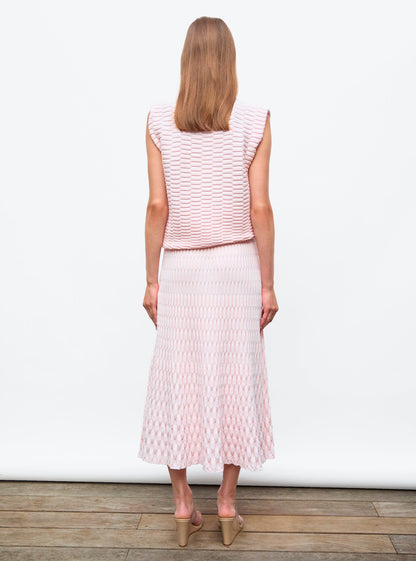 top maille zellige uni