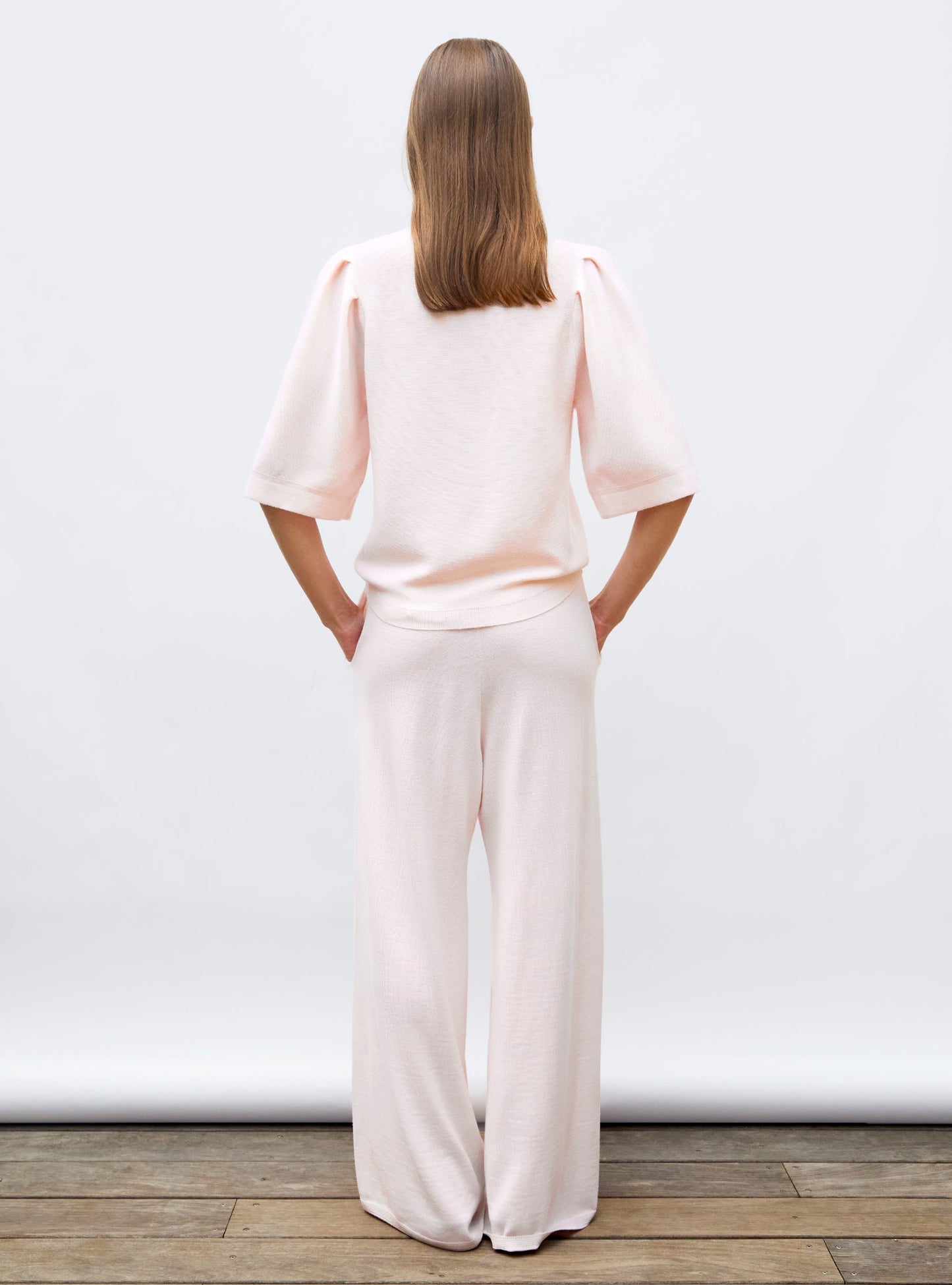 pantalon fluide maille fine jersey