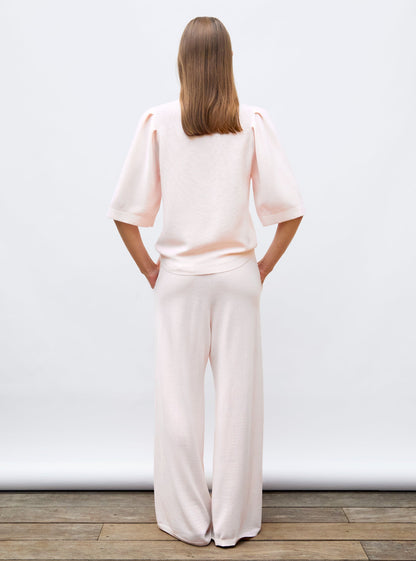 pantalon fluide maille fine jersey