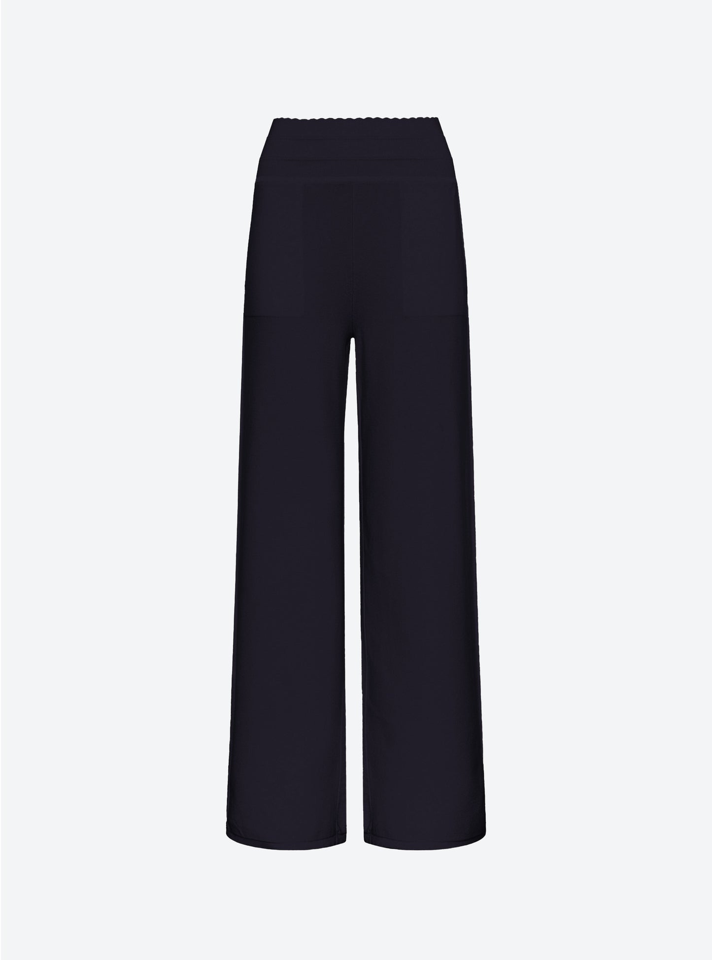 pantalon taille haute maille jersey