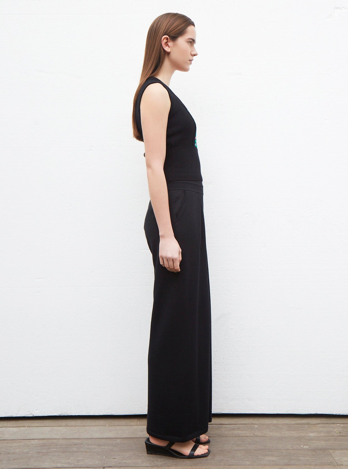 pantalon fluide maille d'été