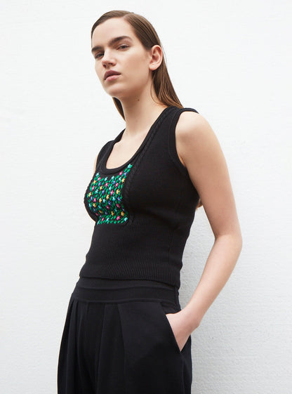 pantalon fluide maille d'été