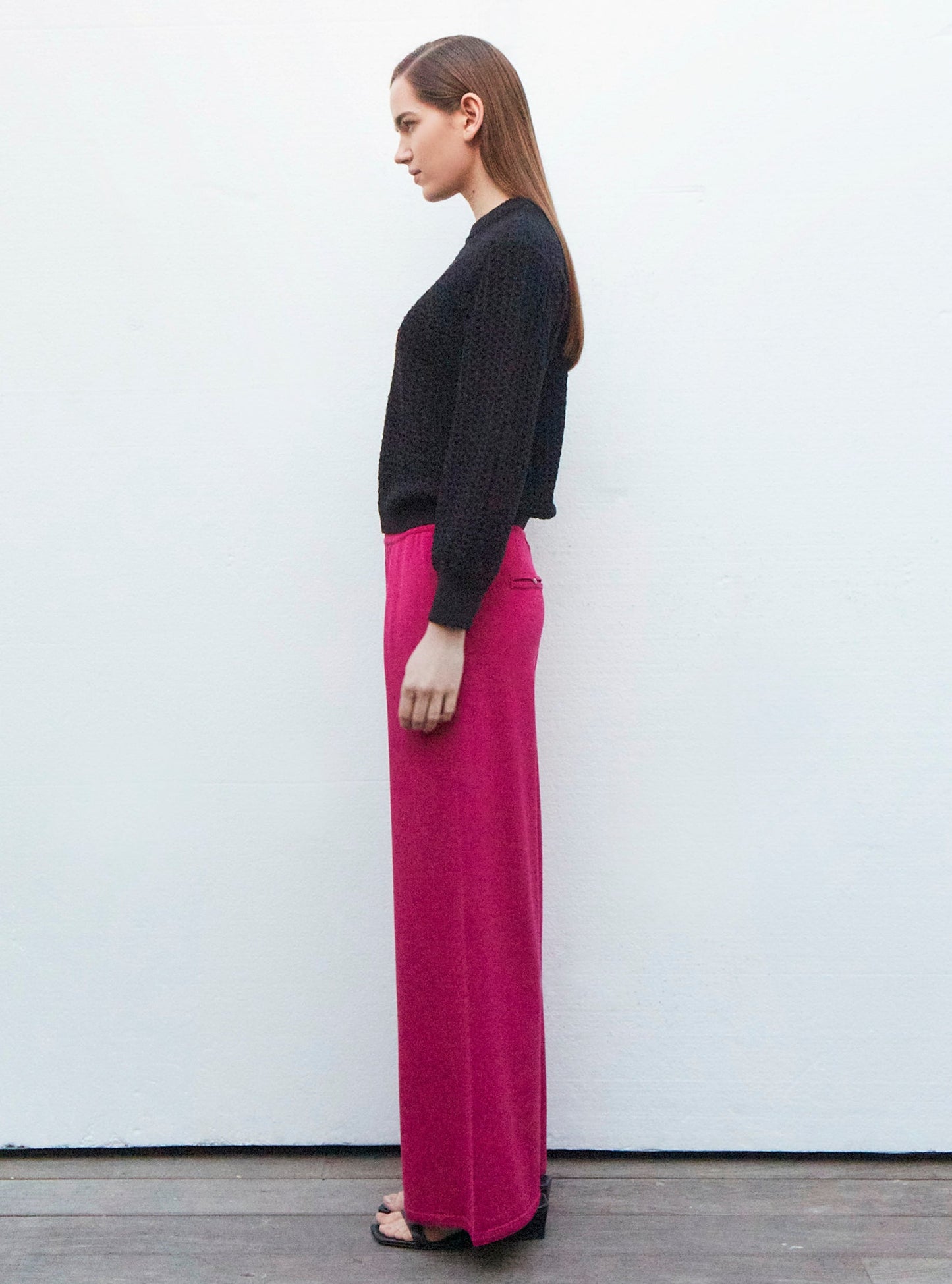 sweater en maille entrelacée