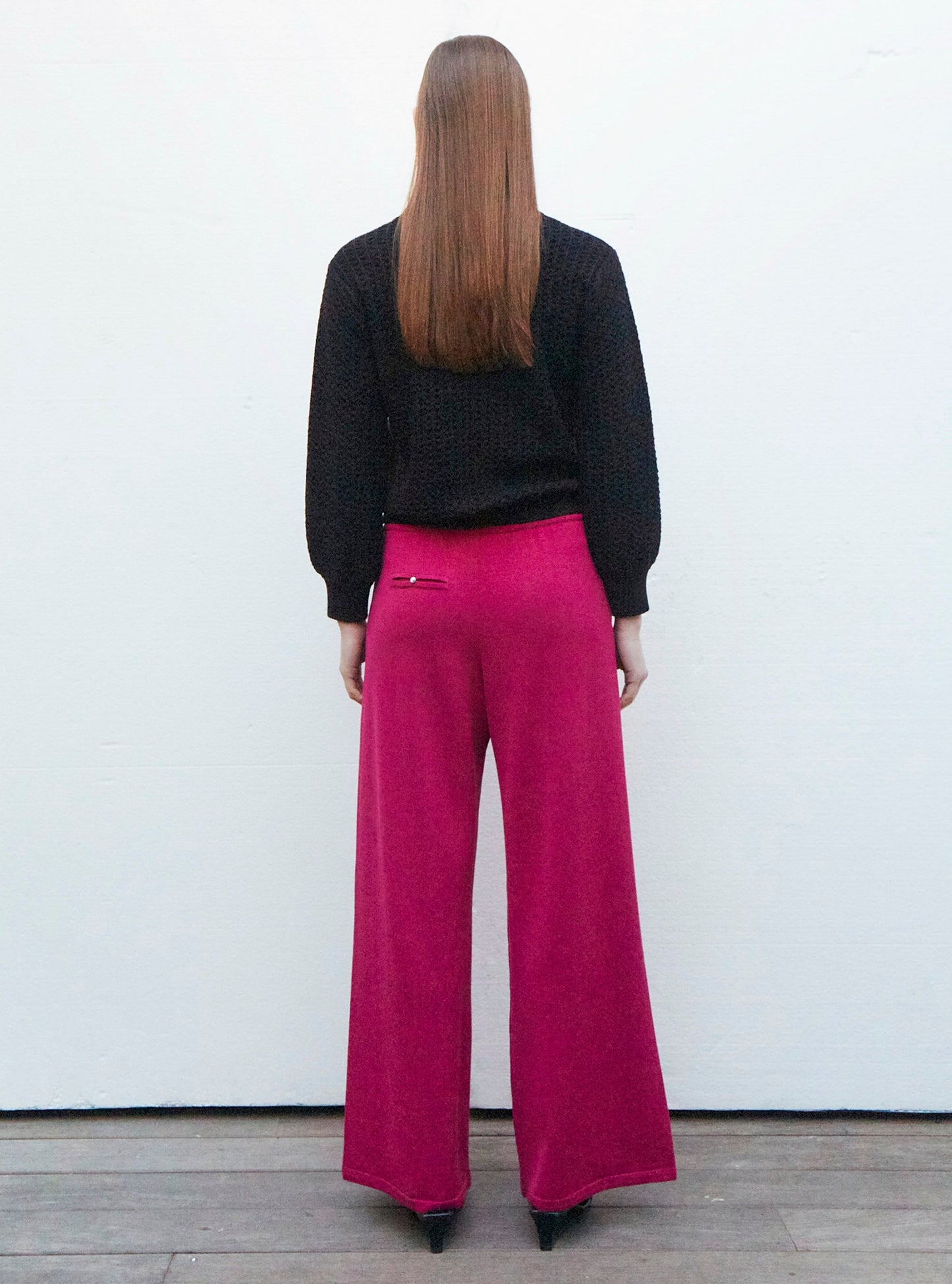 sweater en maille entrelacée