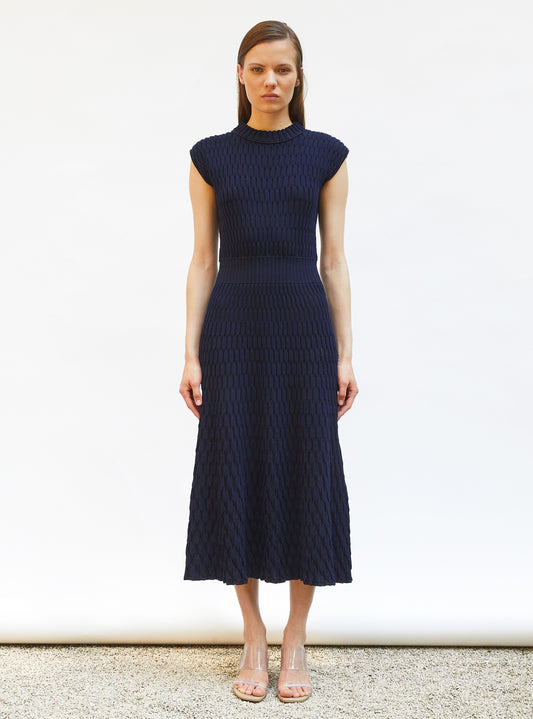 robe longue maille zellige