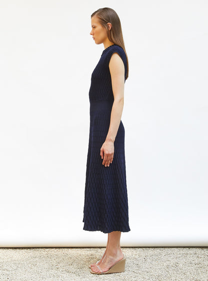 robe longue maille zellige