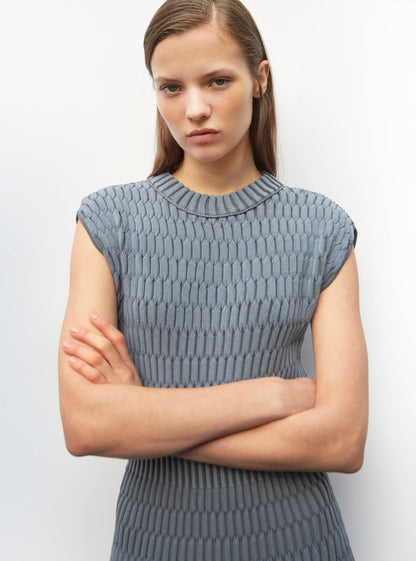 robe longue maille zellige