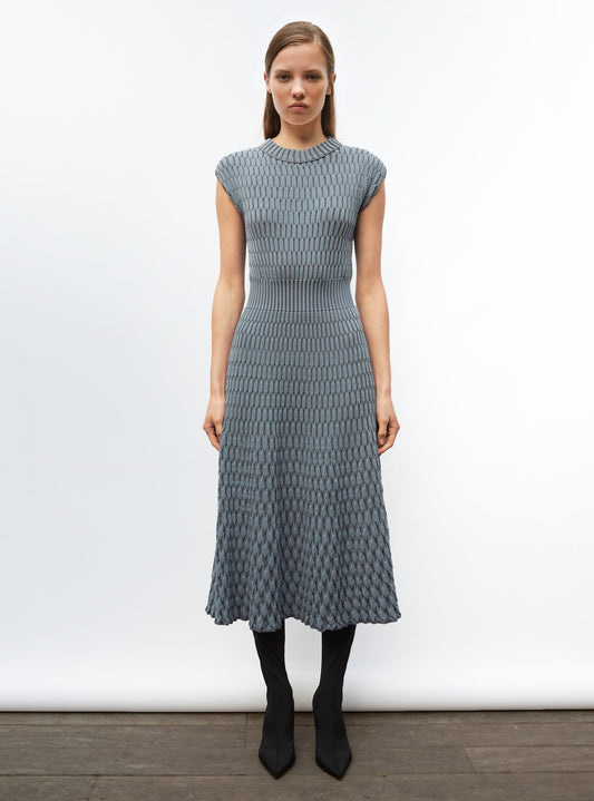 robe longue maille zellige