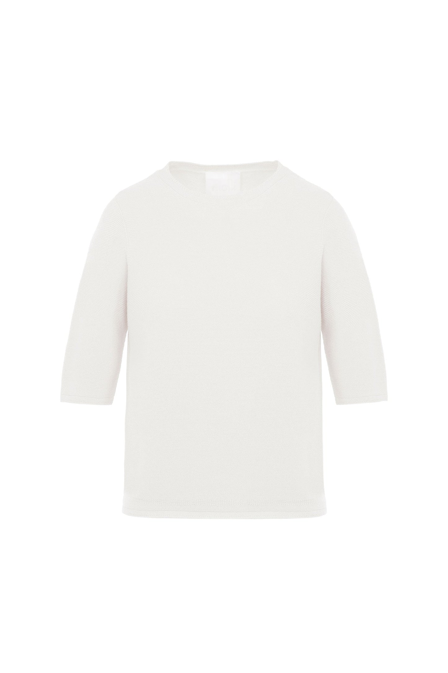 top fin maille manches coudes