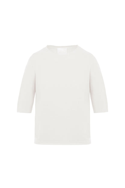top fin maille manches coudes