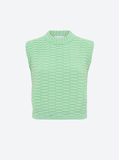 top maille zellige uni