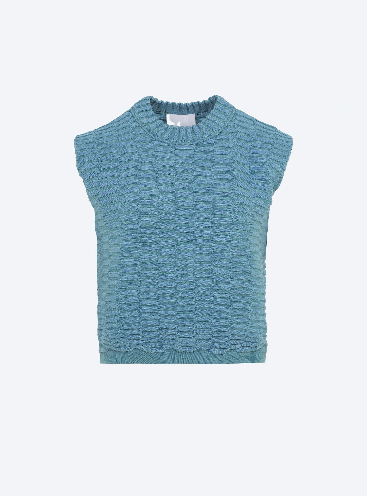 top maille zellige uni