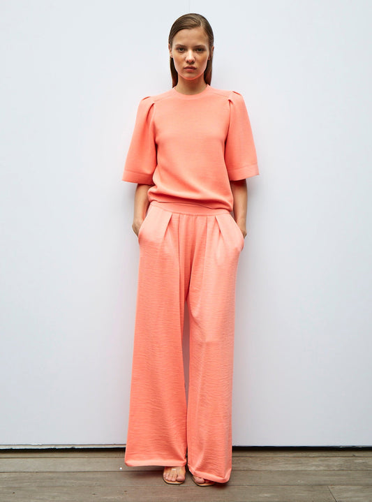 pantalon fluide maille fine jersey
