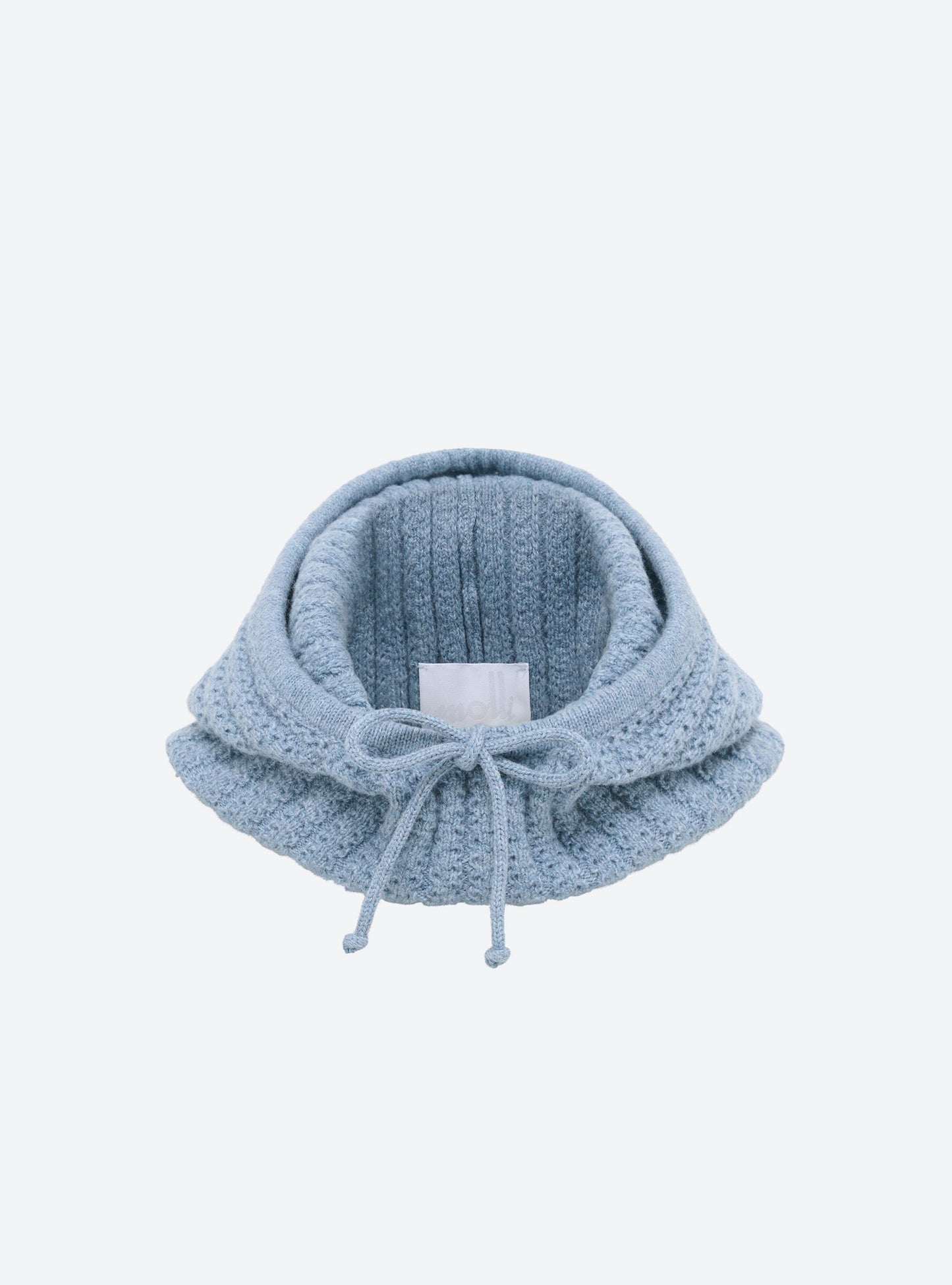 cagoule en maille torsadée