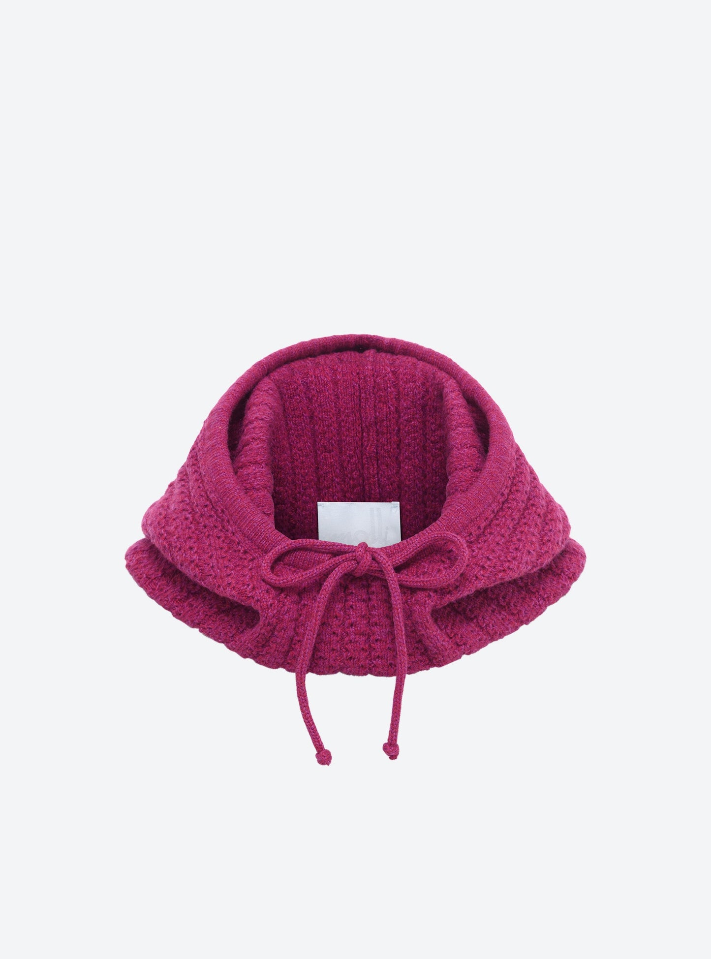 cagoule en maille torsadée