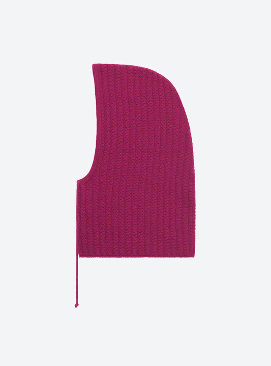 cagoule en maille torsadée