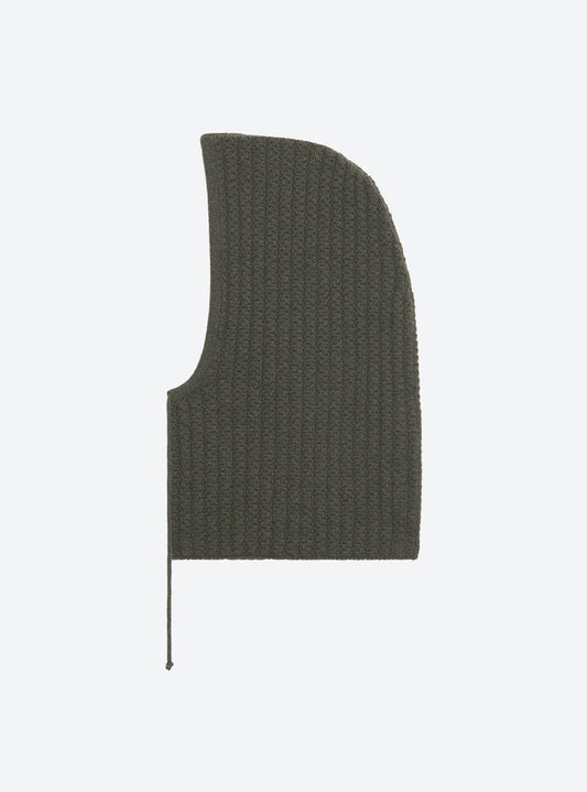 cagoule en maille torsadée