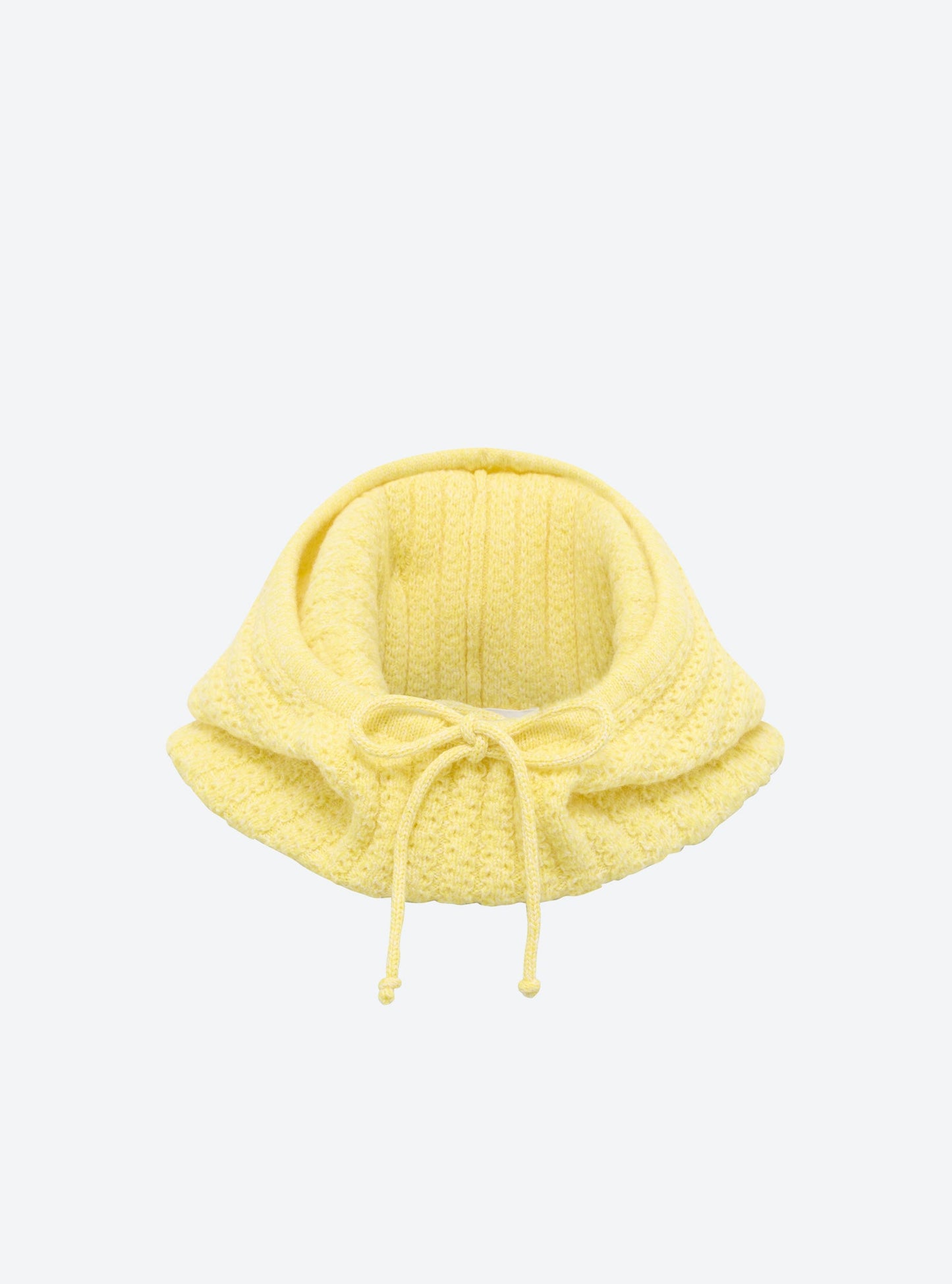 cagoule en maille torsadée
