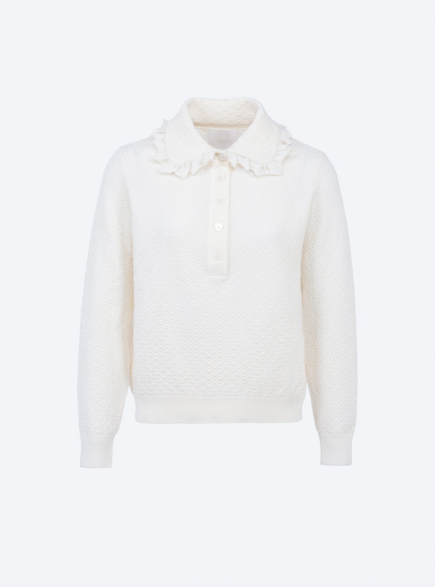 polo couture en maille damier