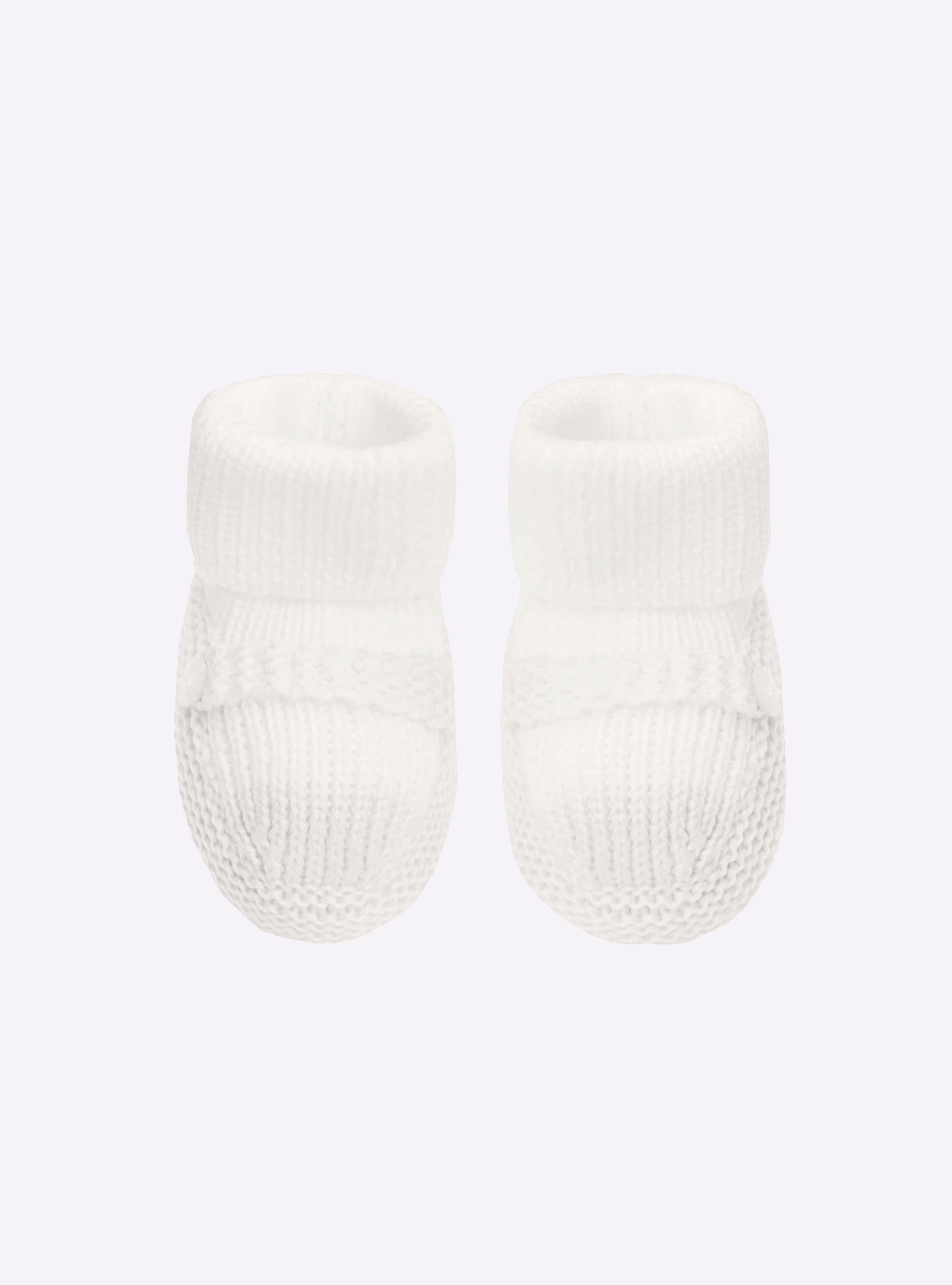chaussons bébé à bride bicolores