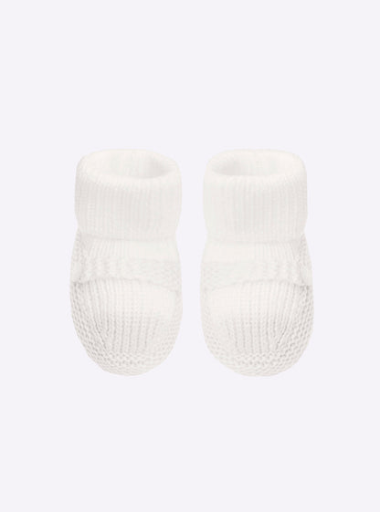 chaussons bébé à bride bicolores