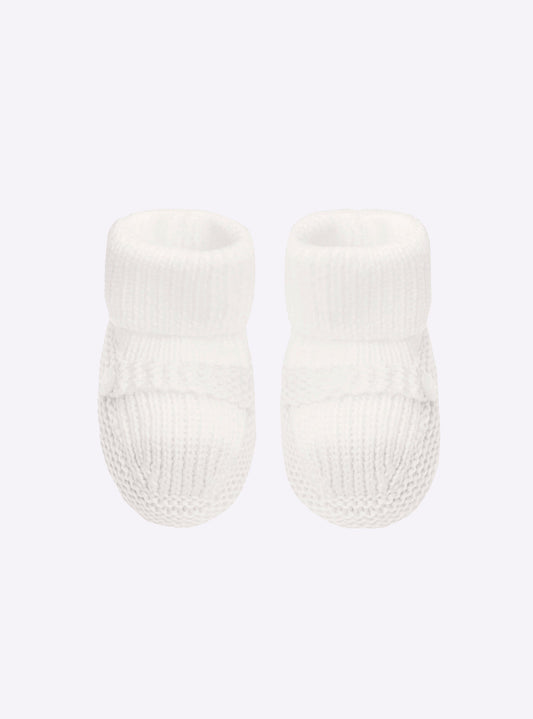 chaussons bébé à bride bicolores