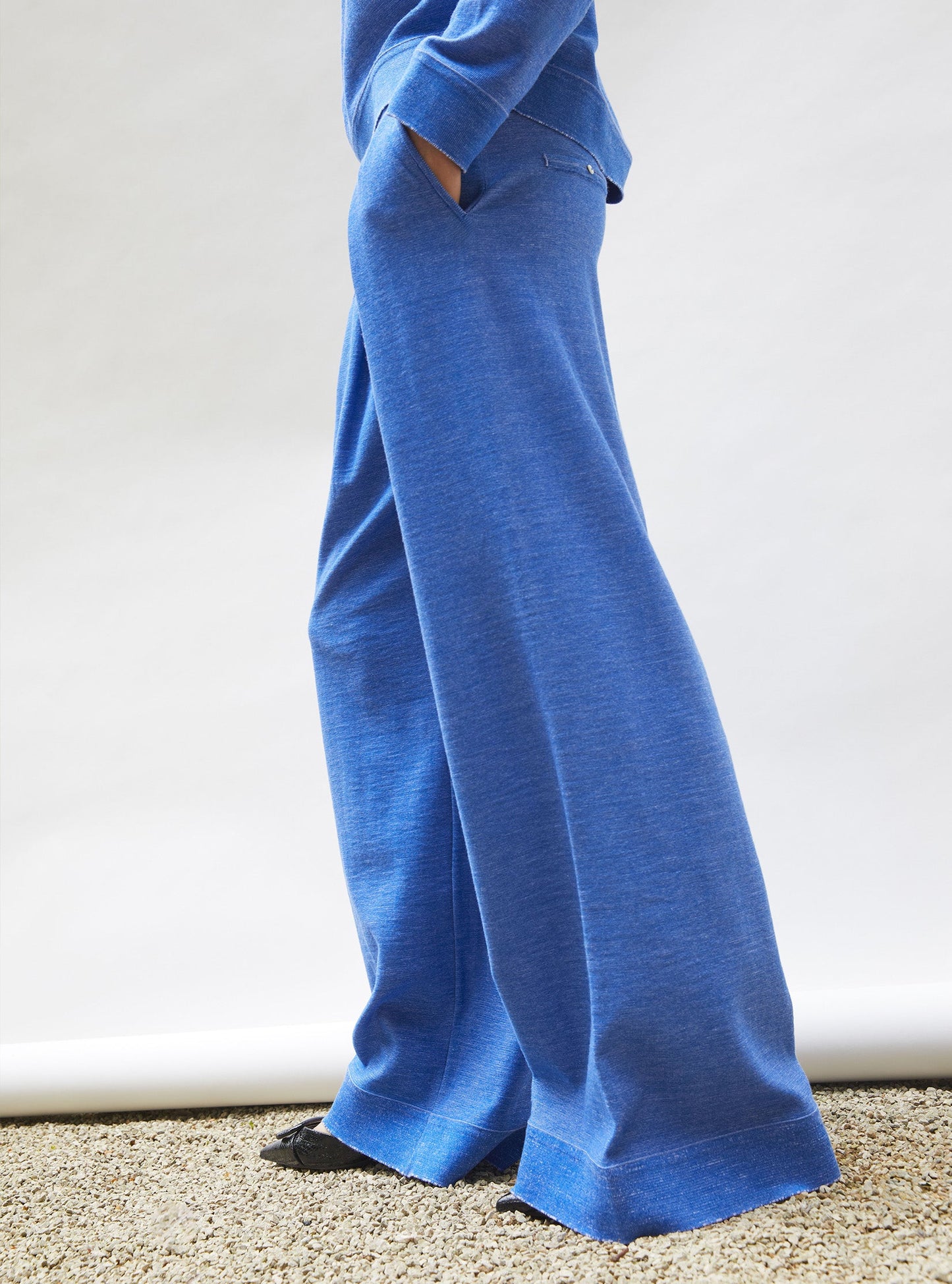 pantalon fluide maille fine jersey